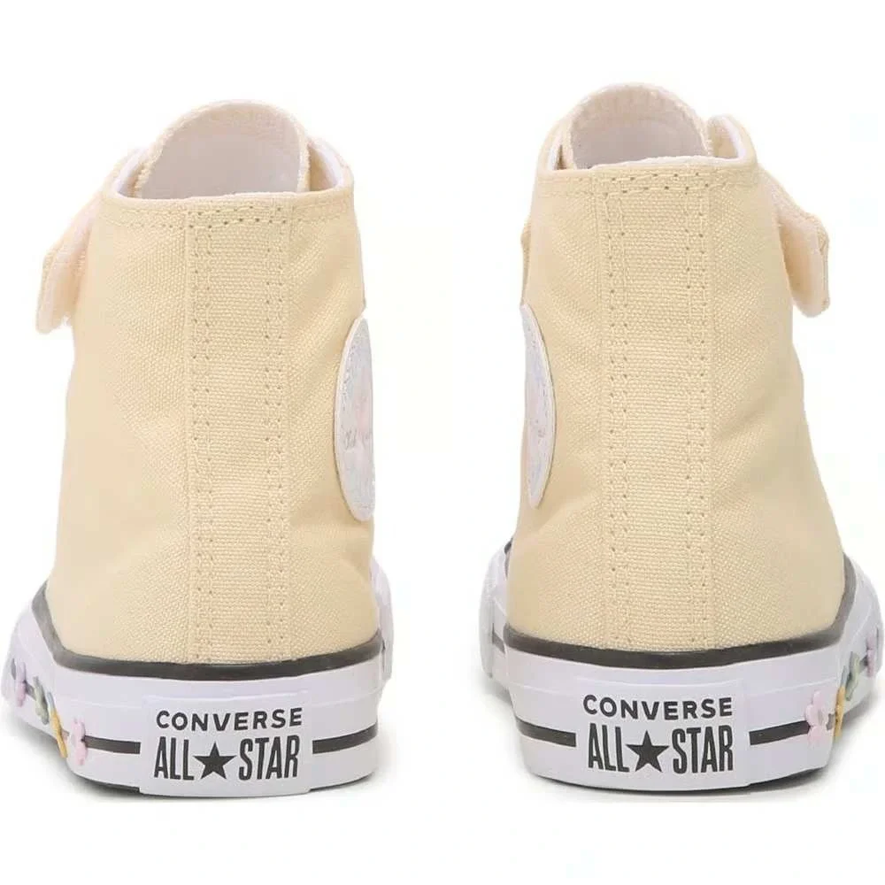 Converse Chuck Taylor All Star 1V High Top Yellow Blue Little Kid Girl Size 3